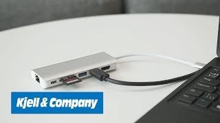 KjellTV  Plexgear Multiadapter för USBC [upl. by Welton]