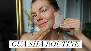 Anti Ageing Gua Sha Routine  Mouth Lines [upl. by Nnairek676]