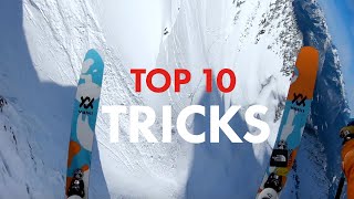 FREERIDE WORLD TOUR  TOP 10 TRICKS ALL TIME [upl. by Scheider875]