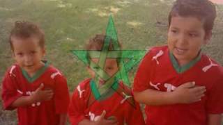 Children singing the national anthem of Morocco  L´hymne national du maroc [upl. by Lord]