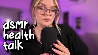 ASMR Whispered Ramble Health Update [upl. by Nonaihr]