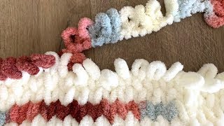 How to Make a Loop Yarn Blanket [upl. by Helms]