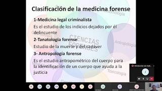 Introducción a la medicina forense [upl. by Hailat]