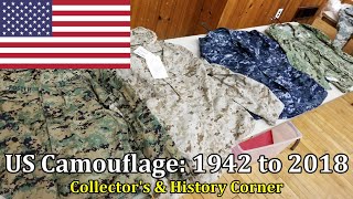 US Camouflage 1942 to 2018  Collectors amp History Corner [upl. by Zeena]