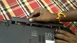 How To Remove Battery From Acer Laptop E1 New Model [upl. by Lehcor422]