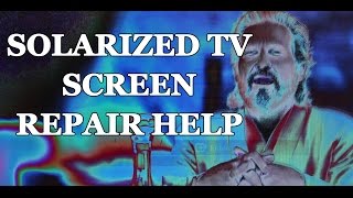 LCD TV Repair Tutorial  TV Screen Solarization  Common TCon amp Main Board Symptoms amp Solutions [upl. by Ettegdirb]