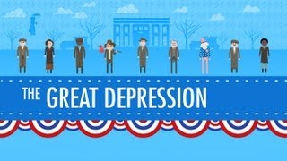 The Great Depression Crash Course US History 33 [upl. by Aihsila]