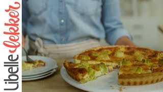 Quiche met spekjes en prei [upl. by Narmis]