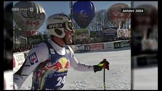 Alpine ski 2004 Kitzbuhel Abfahrt [upl. by Panthea]