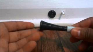 How To Install A Spring Doorstop [upl. by Eessac]