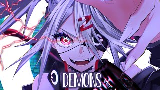 Nightcore  NIVIRO  Demons Lyrics [upl. by Concettina]