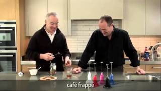 How to make a frappé coffee using an aerolatte milk frother [upl. by Oicirbaf413]