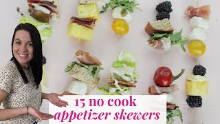 Skewer Appetizer Recipes  Easy Appetizers for Parties  Homebody Eats [upl. by Halona]