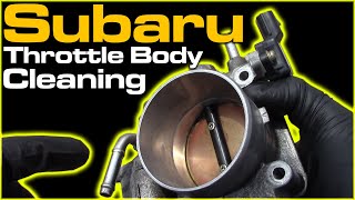 Subaru Throttle Body Cleaning [upl. by Helfant]