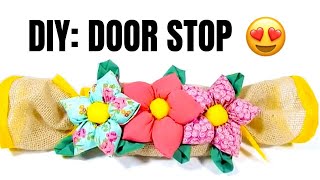 DIY NO SEW  DOOR STOPPER [upl. by Jasun]