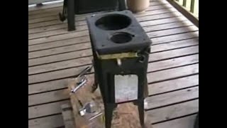 Rebuilding and repairing a Jotul 602 N woodstove [upl. by Ynattir759]