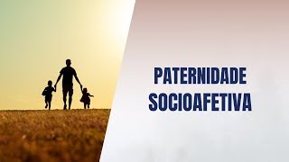 Paternidade socioafetiva [upl. by Nwahsal]