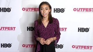 Sienna HubertRoss 2019 Outfest LA quotSell Byquot Screening Red Carpet [upl. by Irahk]