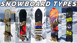 What TYPE of Snowboard Should You Buy  Beginners Guide [upl. by Hsekin706]