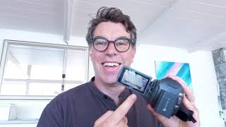 Sony FDRAX43 4K Handycam Review [upl. by Yslek248]