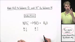 How to Balance Redox Equations in Acidic Solution [upl. by Brandenburg91]