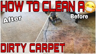 How To Clean a Really Dirty Carpet  Bissell ProHeat 2X Revolution [upl. by Vilberg322]