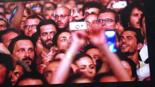 Emotional Eddie Vedder sings Black  Firenze Rocks [upl. by Moersch680]