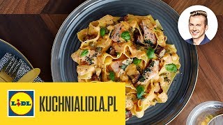 PAPARDELLE Z PIECZONYM ŁOSOSIEM 🍜  Karol Okrasa amp Kuchnia Lidla [upl. by Gillie]