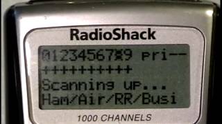 Radio Shack PRO97 Scanning Receiver [upl. by Kcirb]