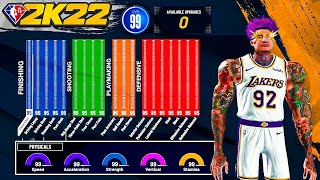 TOP 10 RARE BUILDS on NBA 2K22 CURRENT GEN [upl. by Charmian788]