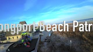 Longport New Jersey Winter Drone Flight 4K [upl. by Neurath]