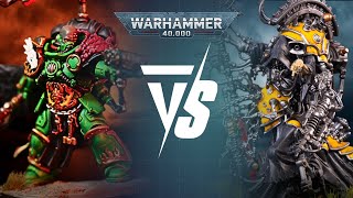 Salamanders Vs Adeptus Mechanicus 2000pts Warhammer 40K Battle Report [upl. by Pulcheria]