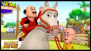 Motu Patlu Cartoons In Hindi  Animated cartoon  Circus ka ghoda  Wow Kidz [upl. by Grimaud]