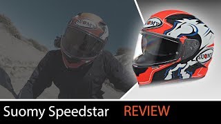 Suomy Speedstar Full Face Helmet Review at SpeedAddictscom [upl. by Lewse]