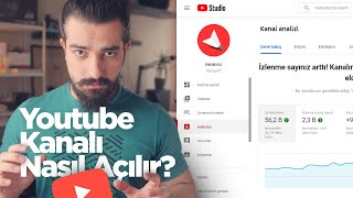 Sıfırdan YOUTUBE KANALI Nasıl Açılır  Youtube Eğitim Seti [upl. by Urban]