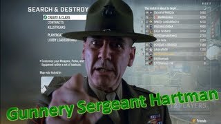 Gunnery Sergeant Hartman Plays Black Ops [upl. by Eerazed]