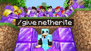 Minecraft Manhunt but i secretly used give [upl. by Thordis]