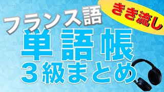 【総まとめ】仏検３級レベル単語を45分で聞き流し【フランス語】 [upl. by Vera]