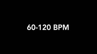 60120 BPM Accelerating Metronome [upl. by Nnyloj823]