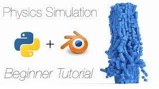 28 Tutorial 3D Programming with Python and Blender for Physics Simulations [upl. by Nerhtak]