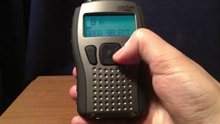 Radio Shack 12259 Handheld SAME Weather Radio [upl. by Eeuqram]