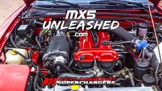 300 HP Fast Forward Supercharger Miata walkaround [upl. by Marquet898]