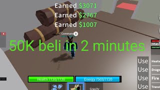 how to get beli fast in blox fruit  fastest way to get beli in blox fruit [upl. by Wolf592]