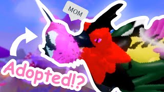 Getting ADOPTED on Feather Family Roblox [upl. by Pia]