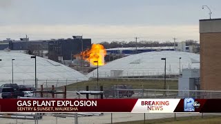 Video Hydrogen tank explodes at gas company [upl. by Ietta443]