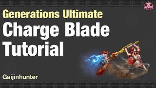 MHGU Charge Blade Tutorial [upl. by Lerred]