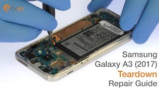 Samsung Galaxy A3 2017 Teardown Repair Guide  Fixezcom [upl. by Annad]