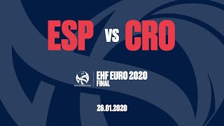 RELIVE  Spain vs Croatia  Final  Mens EHF EURO 2020 [upl. by Risay31]