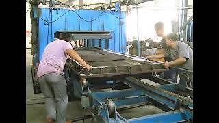 HDPE SHEET UHMWPE SHEET molding process [upl. by Itoc]