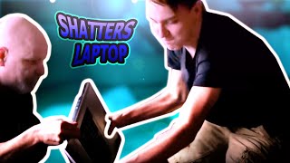 LUNATIC KID SHATTERS LAPTOP [upl. by Secnarf]